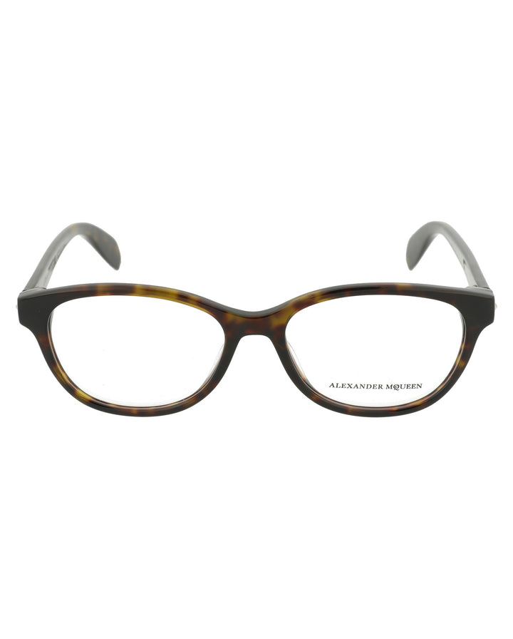 Shiny Classic Havana - Alexander McQueen - Cat-Eye Optical Frames