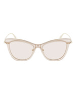 Shiny Opal Nude Light Gold - Alexander McQueen - Cat Eye-Frame Acetate Sunglasses - 0