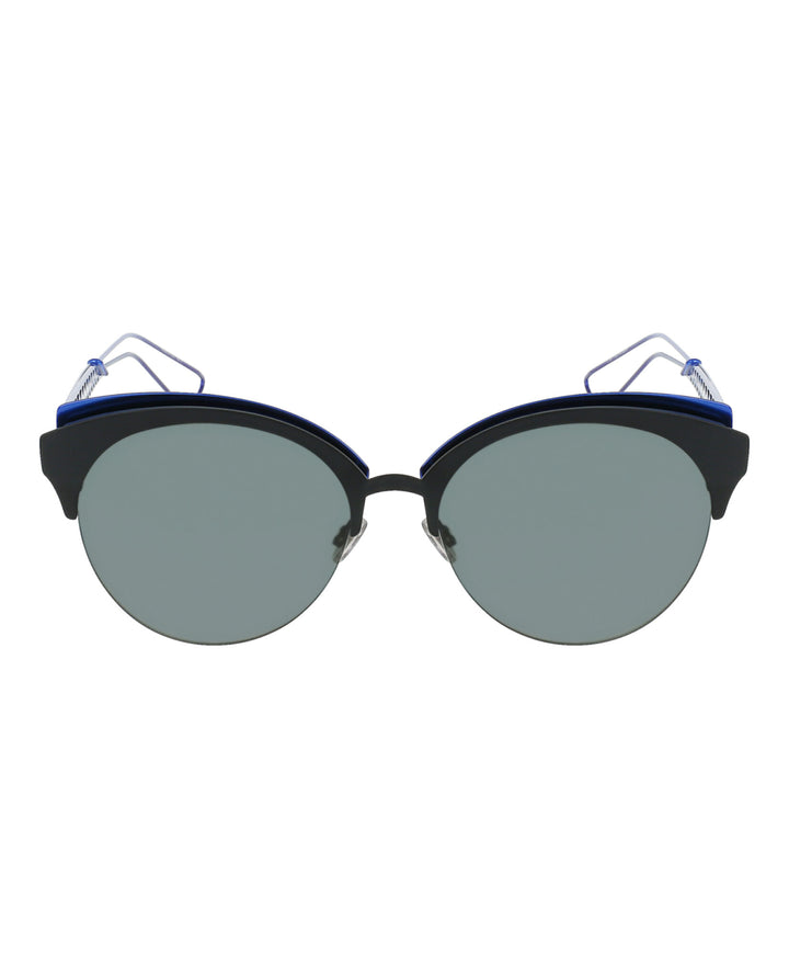 Grey Silver - Dior - Cat-Eye Metal Sunglasses