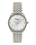 IP Yellow Gold - Salvatore Ferragamo - Cuir Bracelet Watch - 0
