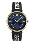 Gold - Versace - V-Circle Strap Watch - 0