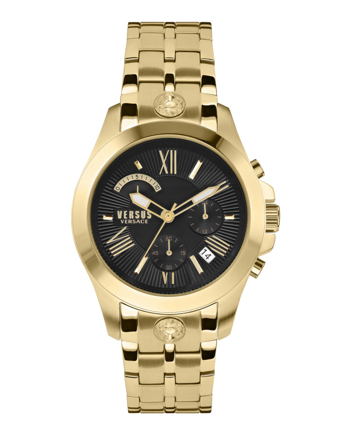Gold - Versus Versace - Chrono Lion Box Set Bracelet Watch