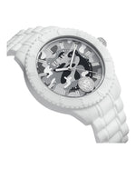 White - Versus Versace - Tokyo Silicone Lion Strap Watch - 1