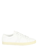White - Celine - Triomphe Leather Sneakers - 0