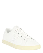 White - Celine - Triomphe Leather Sneakers - 1