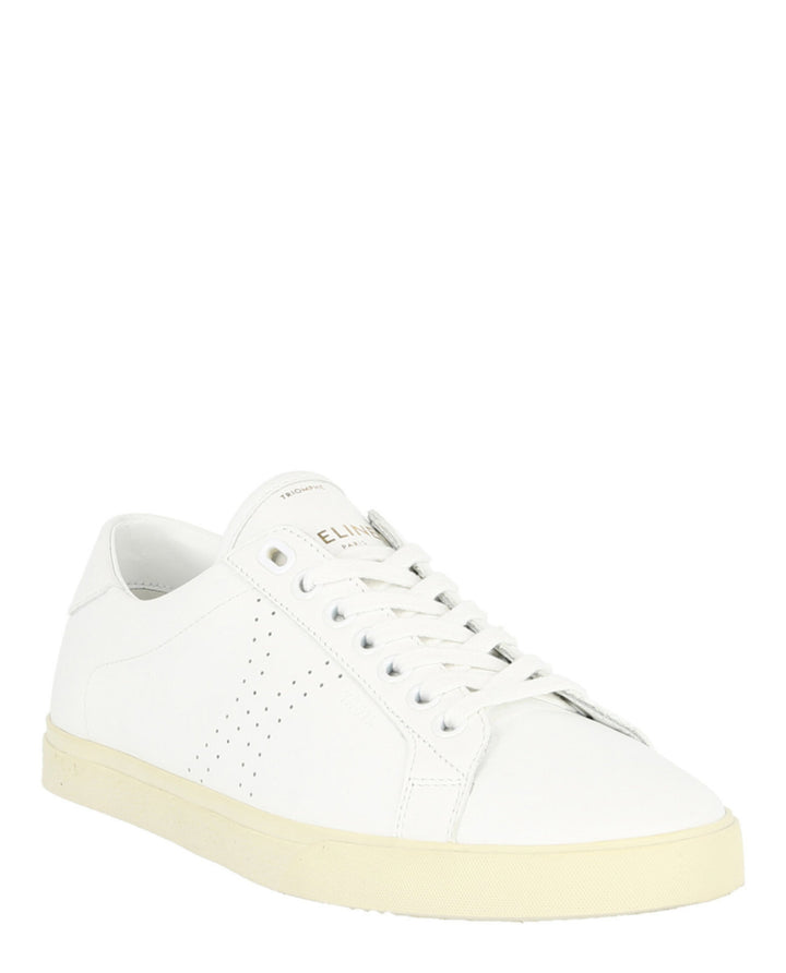 White - Celine - Triomphe Leather Sneakers