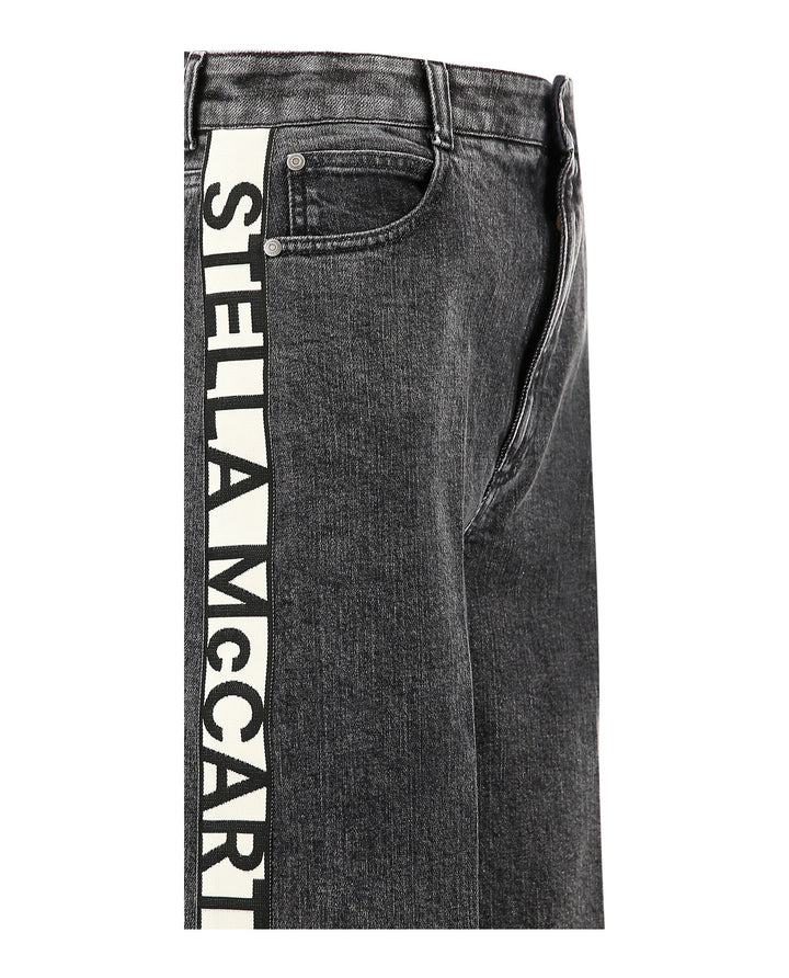 Black - Stella McCartney - Logo Tape Jeans