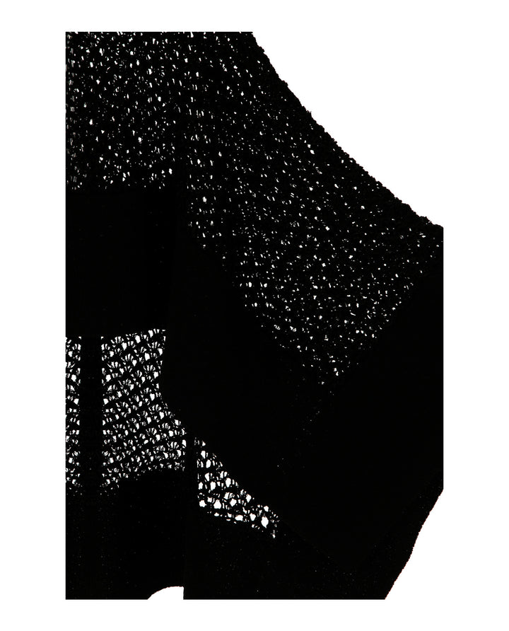 Black - Alexander McQueen - Asymmetric Crochet Skirt