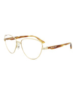 Gold Havana Brown - Balenciaga - Cat-Eye Frame Metal Sunglasses - 1