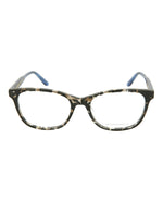 Black Havana Blue Clear - Bottega Veneta - Square-Frame Optical Glasses - 0