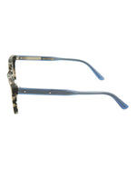 Black Havana Blue Clear - Bottega Veneta - Square-Frame Optical Glasses - 2