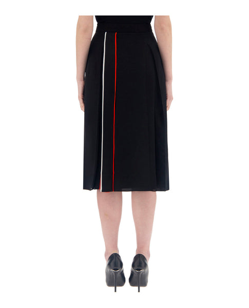 Givenchy & Contrast Trim Midi Skirt | The Jaunt Dev01
