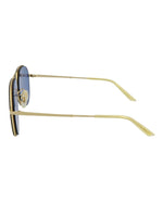 Gold Gold Blue - Gucci - Aviator-Style  Metal Sunglasses - 2