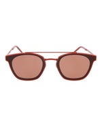 Smmtt Solid Varnished Red - Saint Laurent - Square-Frame Sunglasses - 0