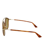 Brown - Dior - Cat-Eye Metal Sunglasses - 2
