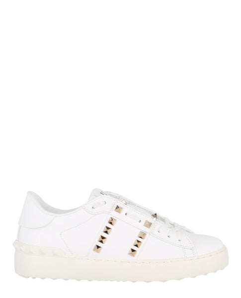 Valentino & Rockstud Leather Sneakers | The Jaunt Dev01